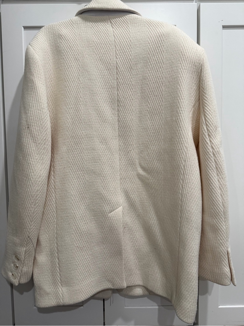 The Very Oversized Blazer in Ivory - Picture 12 of 13